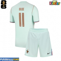 Frankreich Michael Olise #11 Auswärts Trikotsatz Kinder WM 2026 Kurzarm (+ Kurze Hosen)